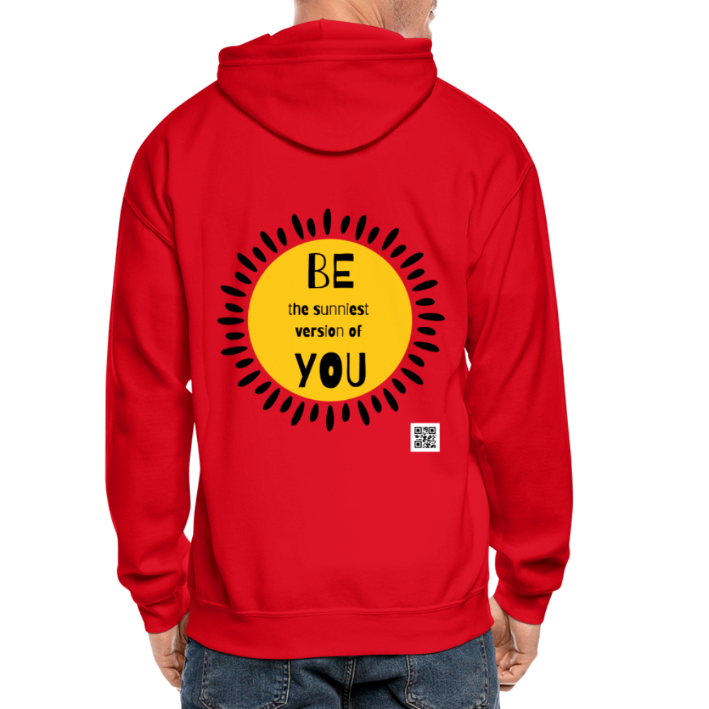 SAMPLE: Gildan Heavy Blend Adult Zip Hoodie - red