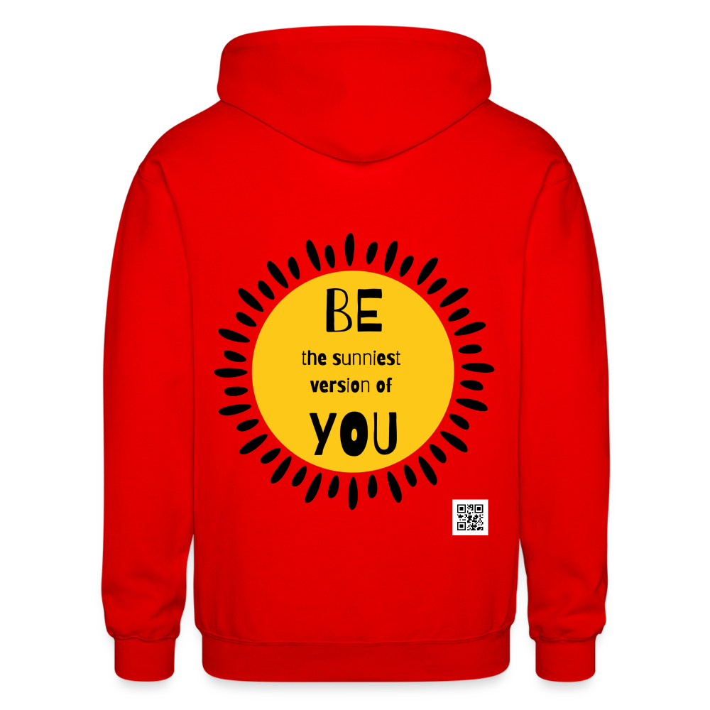 SAMPLE: Gildan Heavy Blend Adult Zip Hoodie - red