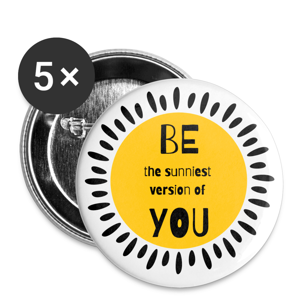 SAMPLE: Buttons large 2.2'' (5-pack) - white