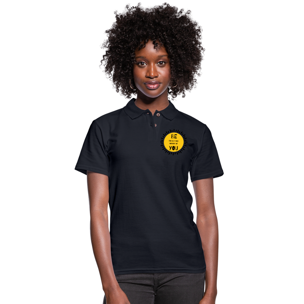 SAMPLE: Women's Pique Polo Shirt - midnight navy