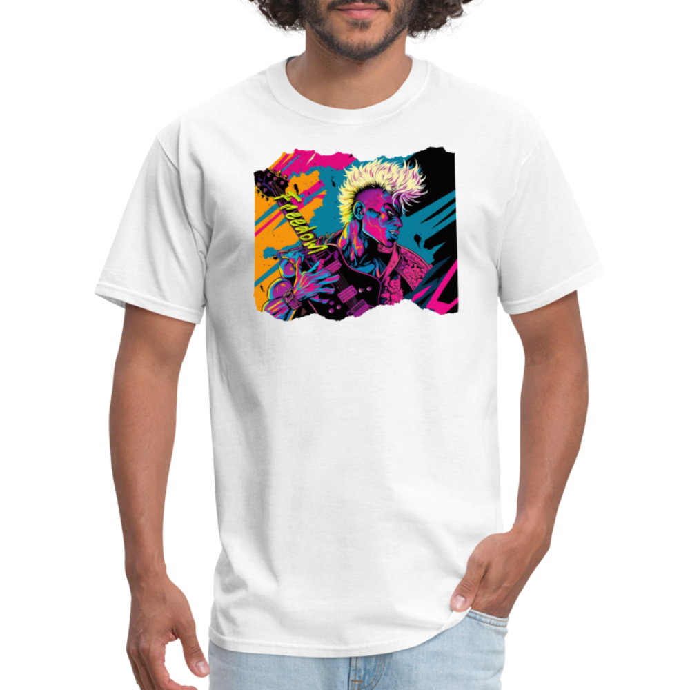 Freedom to Rock - Unisex Classic T-Shirt - white