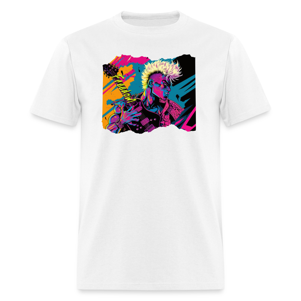 Freedom to Rock - Unisex Classic T-Shirt - white