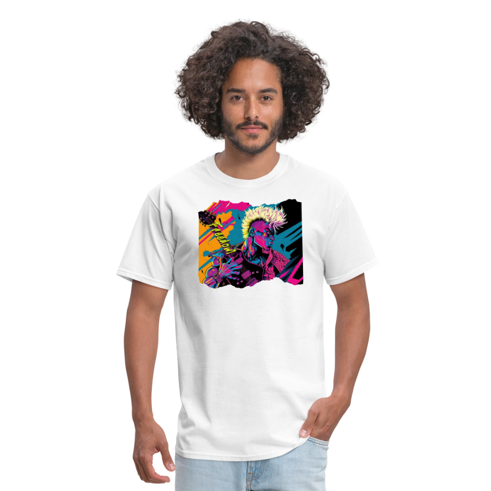 Freedom to Rock - Unisex Classic T-Shirt - white