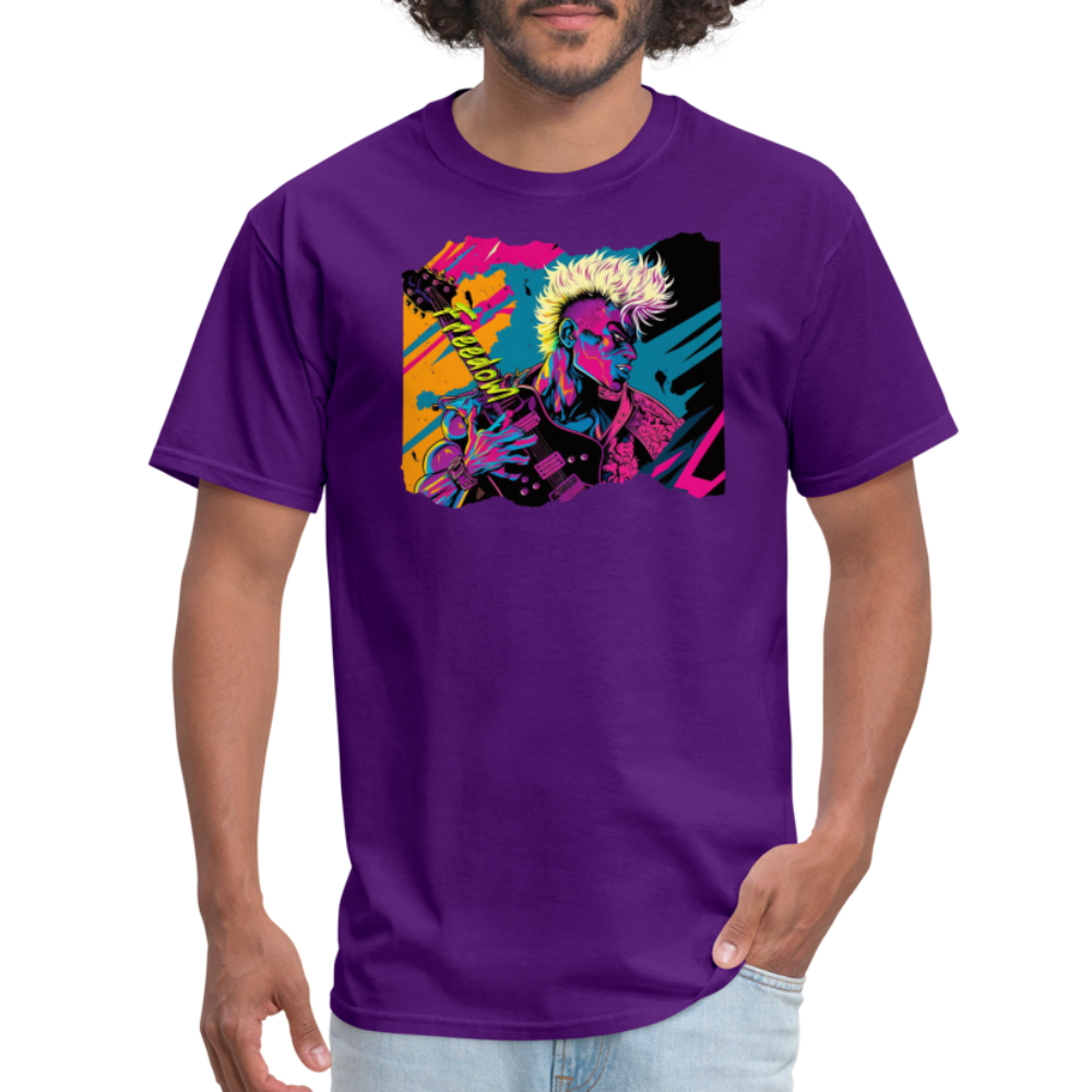 Freedom to Rock - Unisex Classic T-Shirt - purple