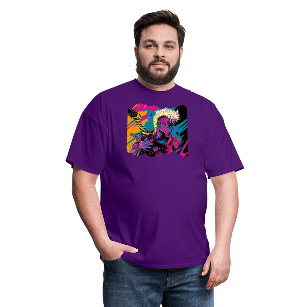 Freedom to Rock - Unisex Classic T-Shirt - purple
