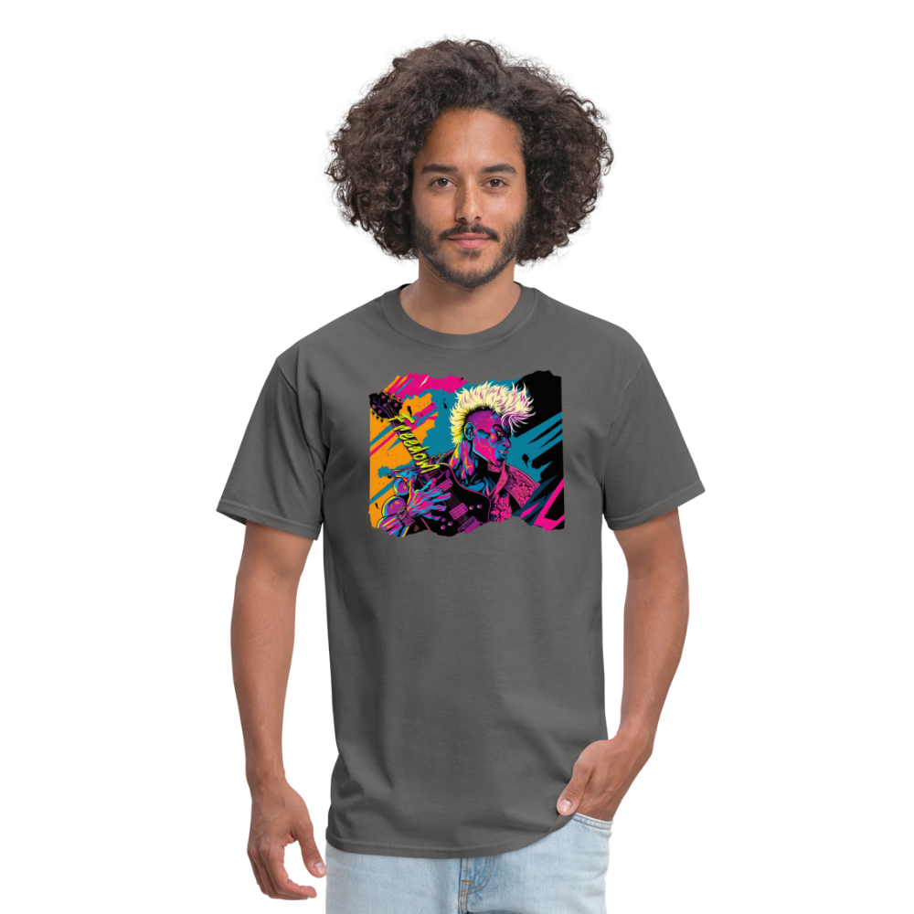 Freedom to Rock - Unisex Classic T-Shirt - charcoal