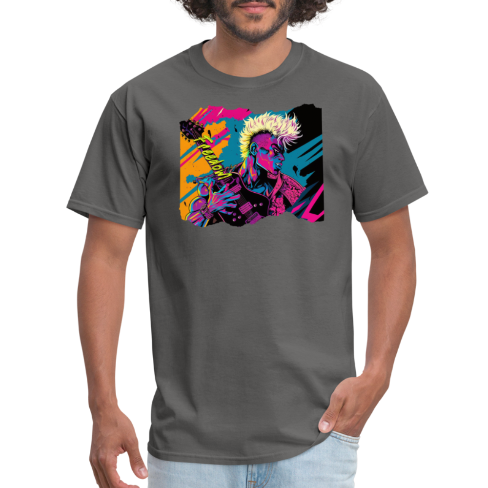 Freedom to Rock - Unisex Classic T-Shirt - charcoal