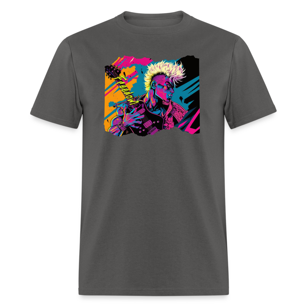 Freedom to Rock - Unisex Classic T-Shirt - charcoal