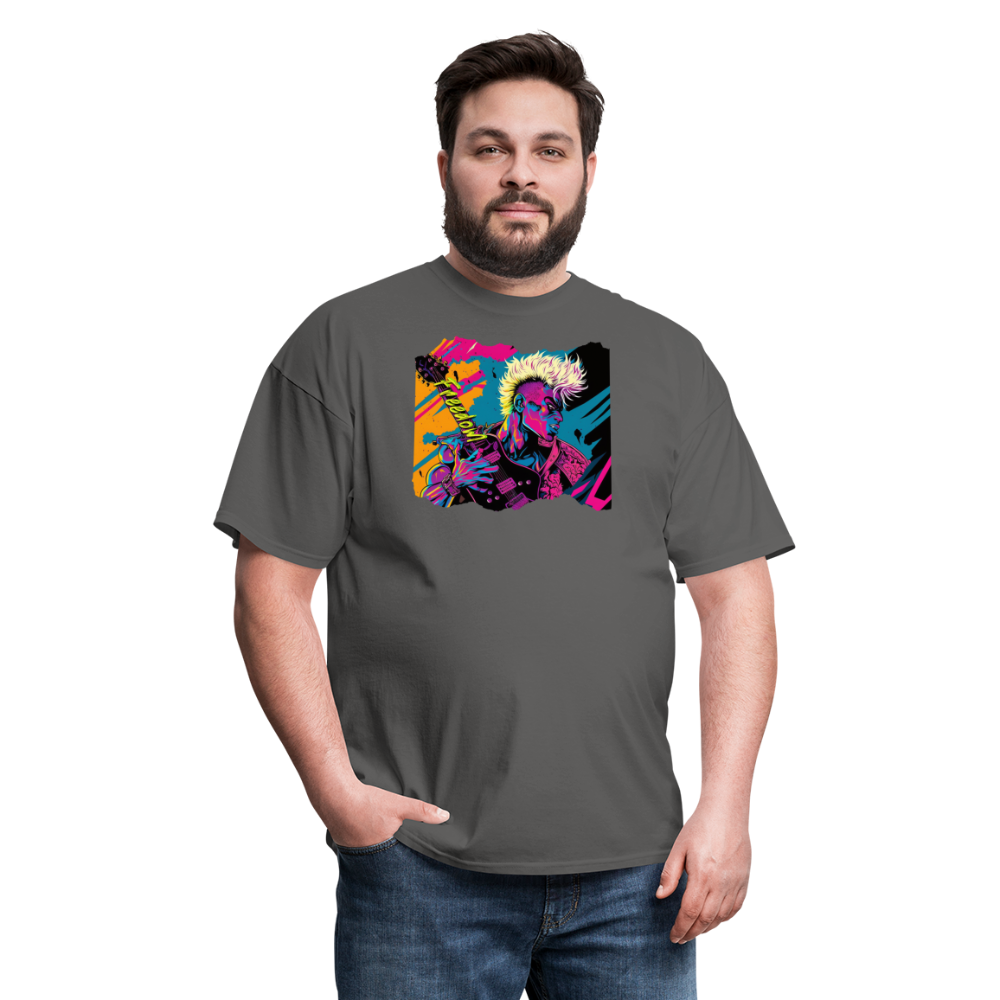 Freedom to Rock - Unisex Classic T-Shirt - charcoal
