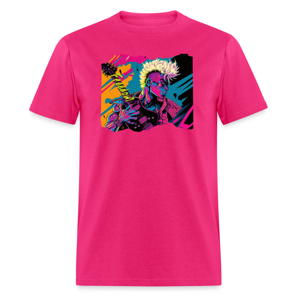 Freedom to Rock - Unisex Classic T-Shirt - fuchsia