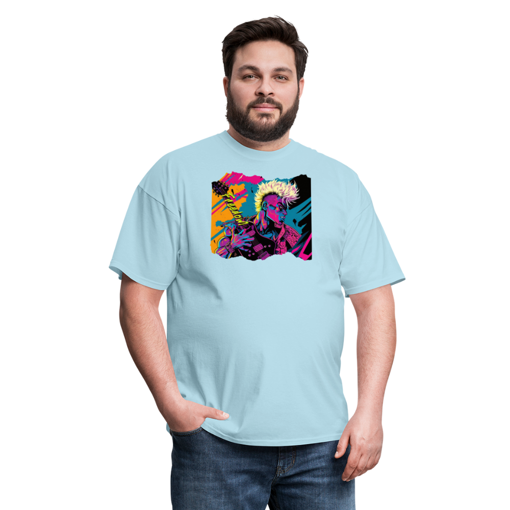 Freedom to Rock - Unisex Classic T-Shirt - powder blue