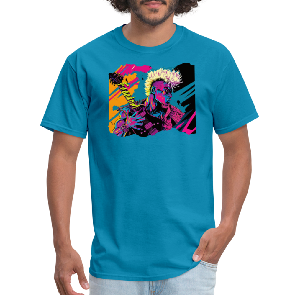 Freedom to Rock - Unisex Classic T-Shirt - turquoise