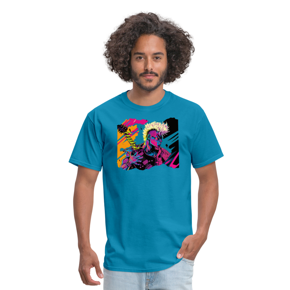Freedom to Rock - Unisex Classic T-Shirt - turquoise