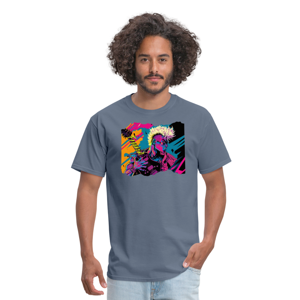 Freedom to Rock - Unisex Classic T-Shirt - denim
