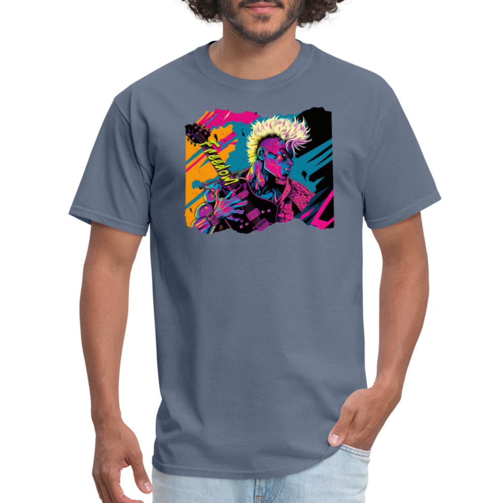Freedom to Rock - Unisex Classic T-Shirt - denim