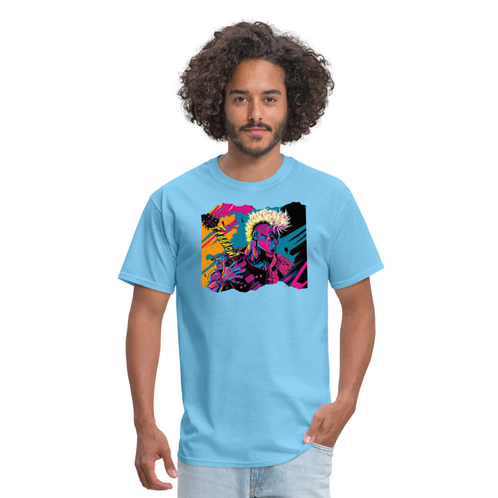 Freedom to Rock - Unisex Classic T-Shirt - aquatic blue