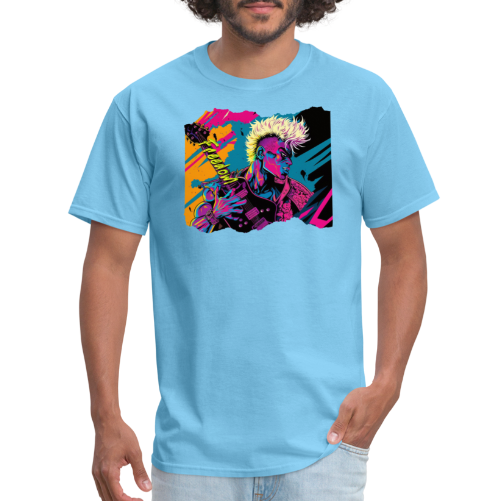 Freedom to Rock - Unisex Classic T-Shirt - aquatic blue