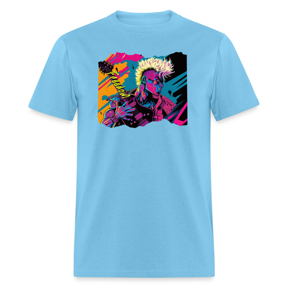 Freedom to Rock - Unisex Classic T-Shirt - aquatic blue