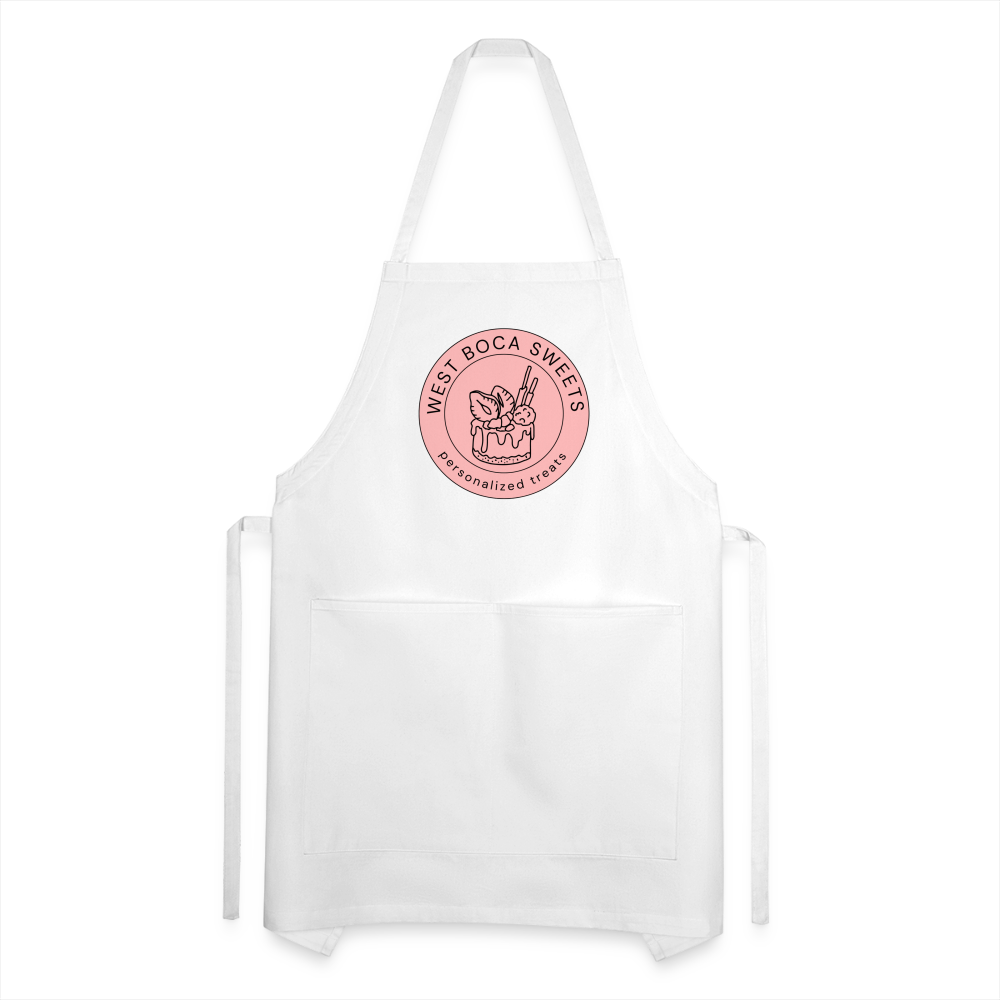 CUSTOM WBS: Adjustable Apron - white