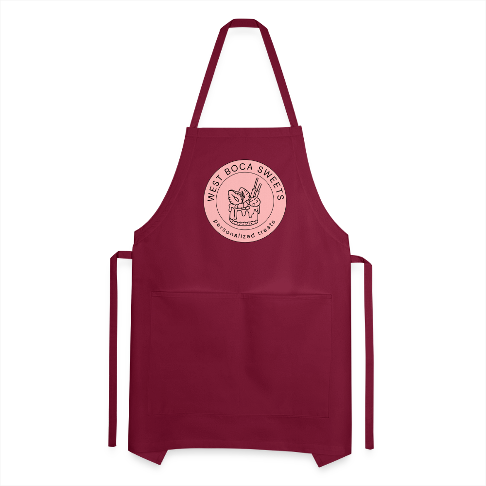 CUSTOM WBS: Adjustable Apron - burgundy