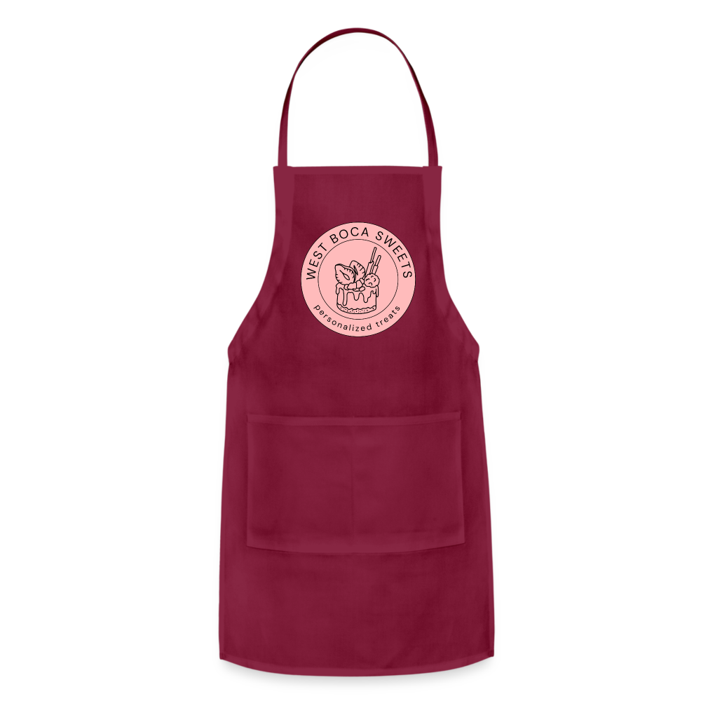 CUSTOM WBS: Adjustable Apron - burgundy