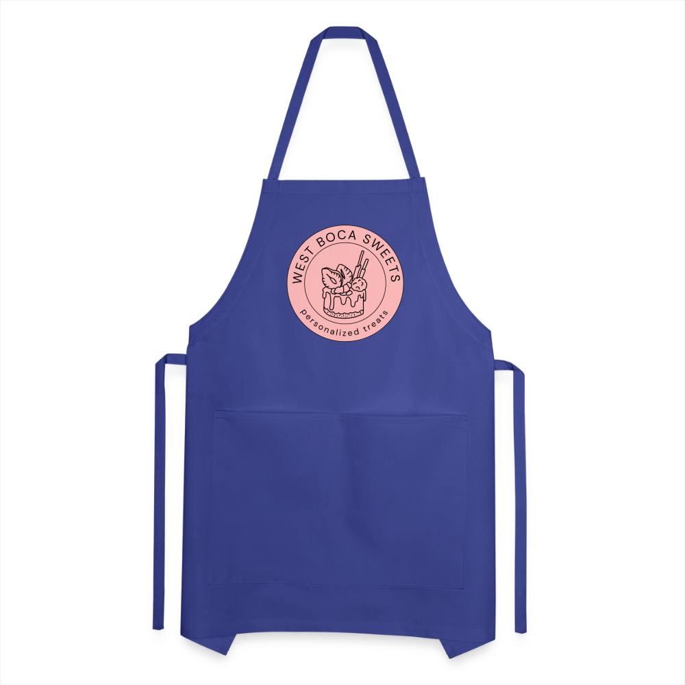 CUSTOM WBS: Adjustable Apron - royal blue