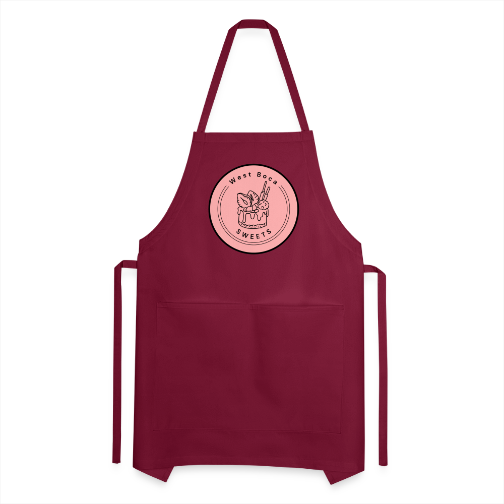 CUSTOM WBS: Adjustable Apron - burgundy