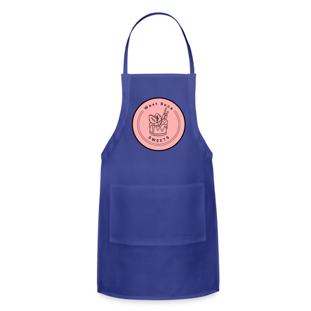 CUSTOM WBS: Adjustable Apron - royal blue