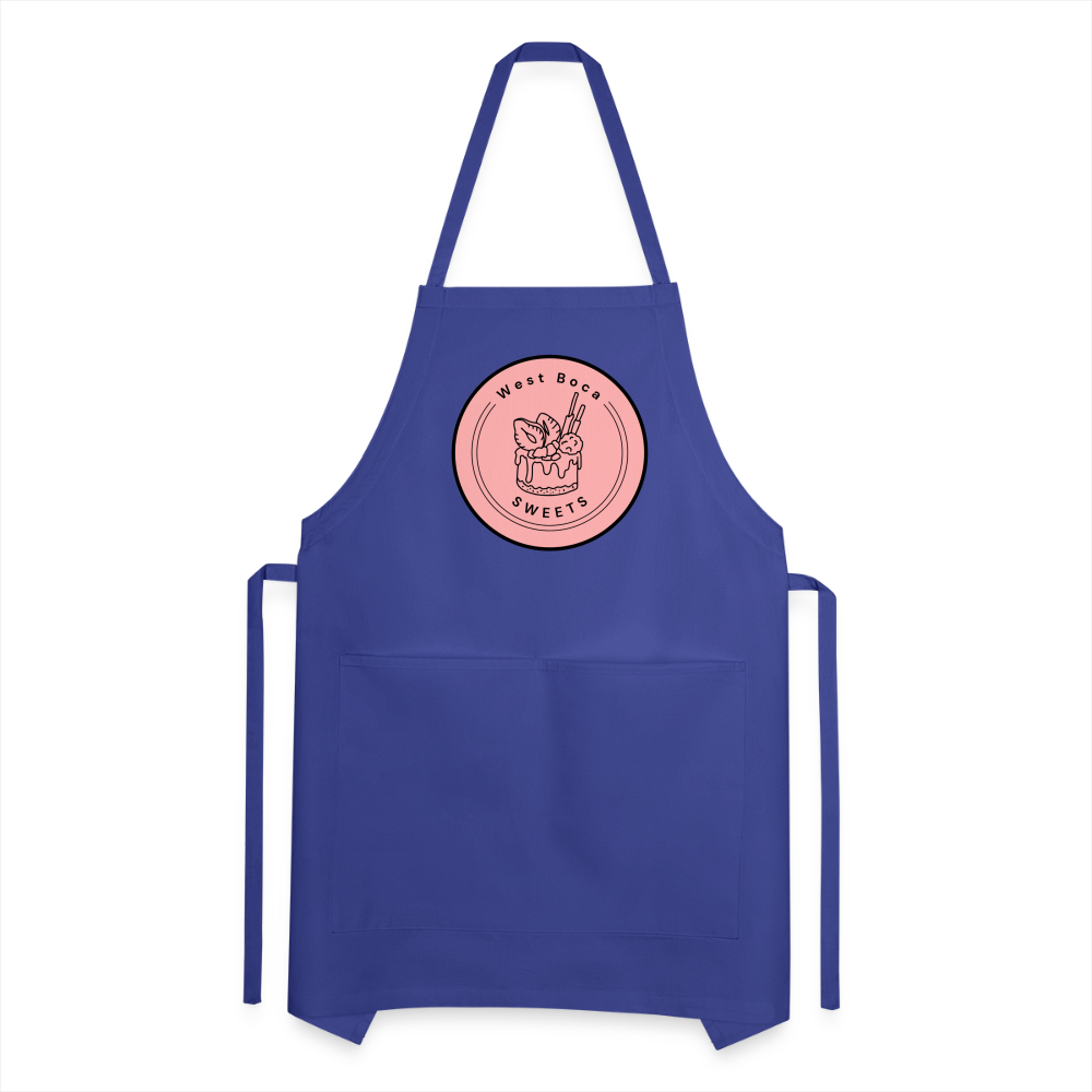 CUSTOM WBS: Adjustable Apron - royal blue
