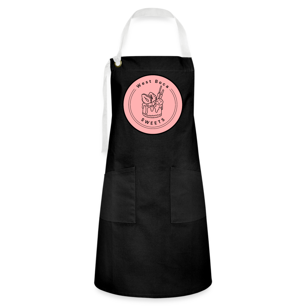 CUSTOM WBS: Artisan Apron - black/white