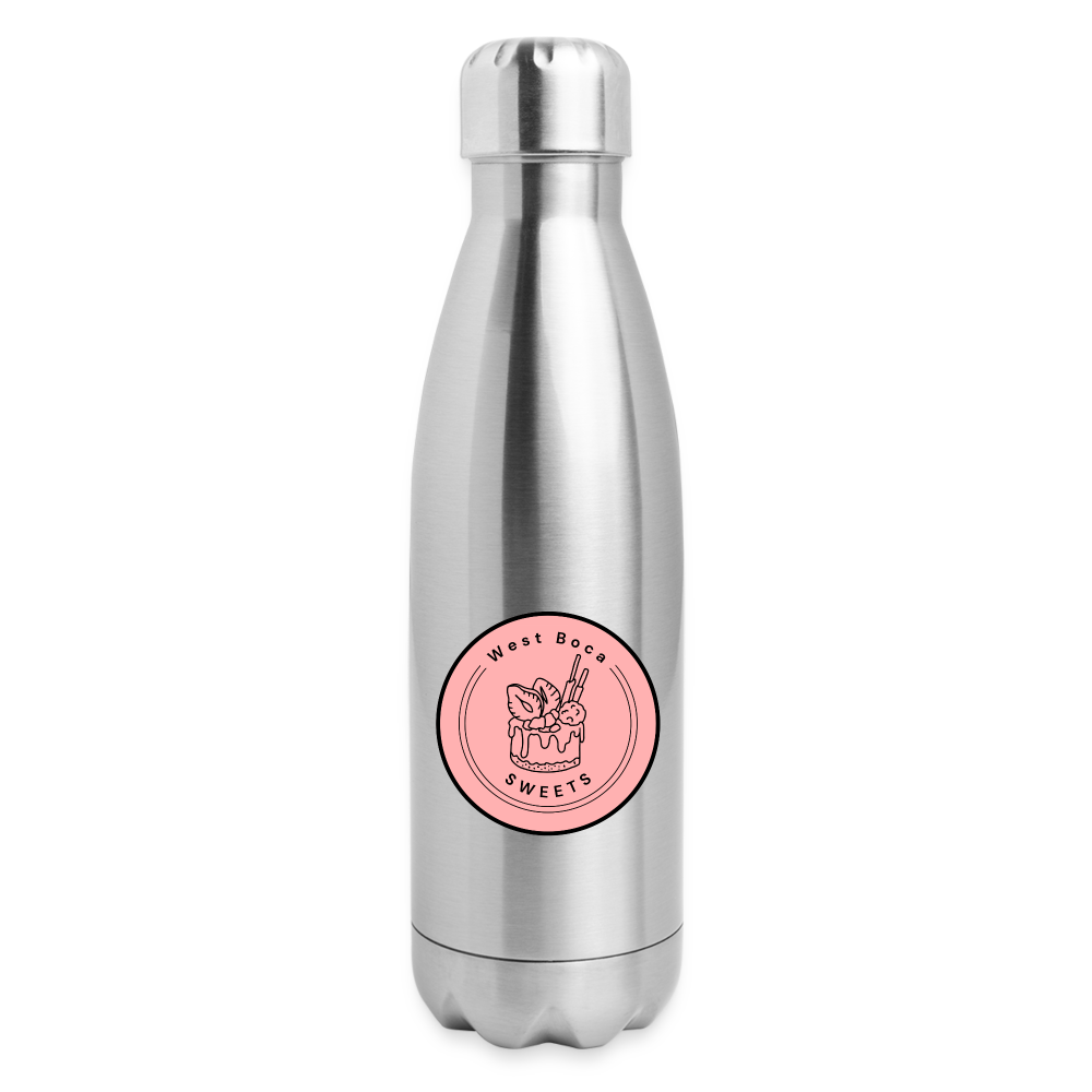 CUSTOM WBS: Insulated Stainless Steel Water Bottle - silver