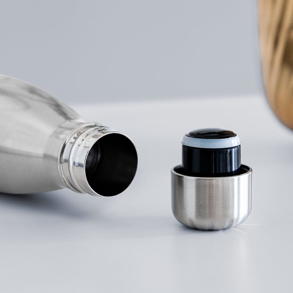 CUSTOM WBS: Insulated Stainless Steel Water Bottle - silver