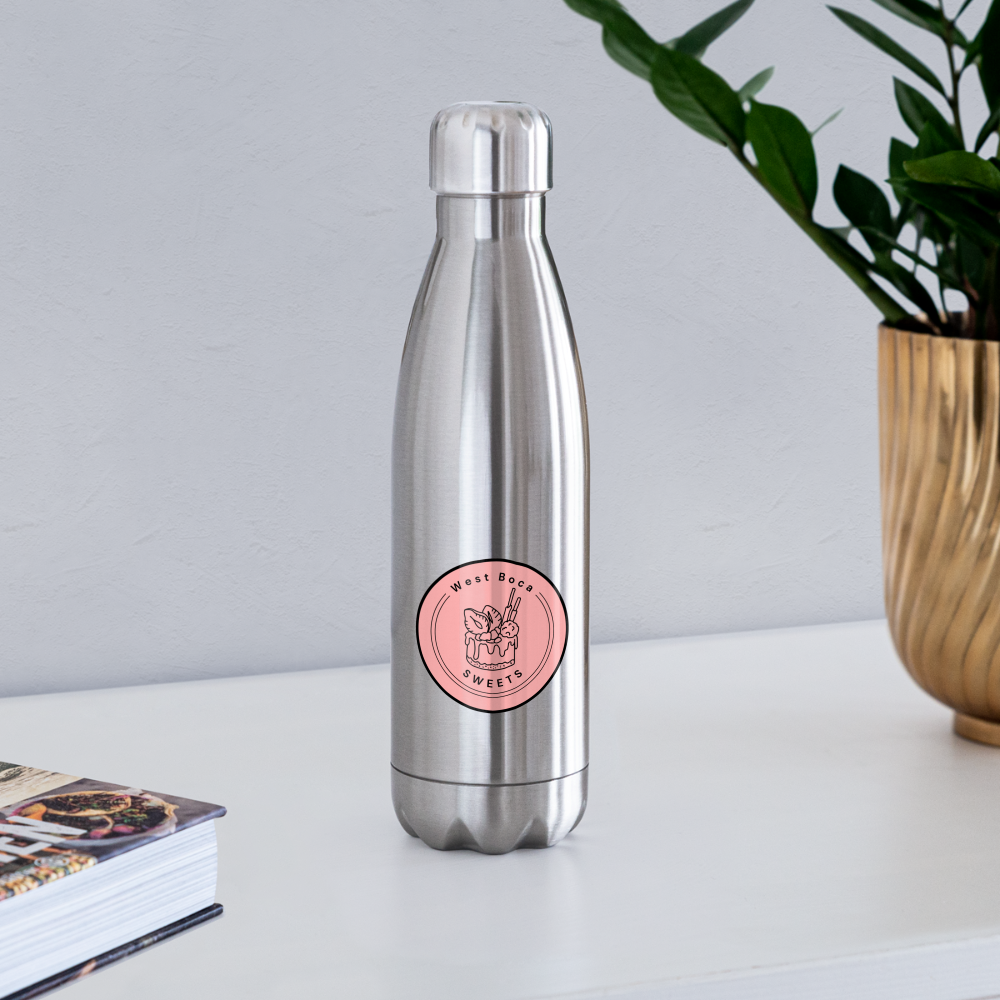 CUSTOM WBS: Insulated Stainless Steel Water Bottle - silver
