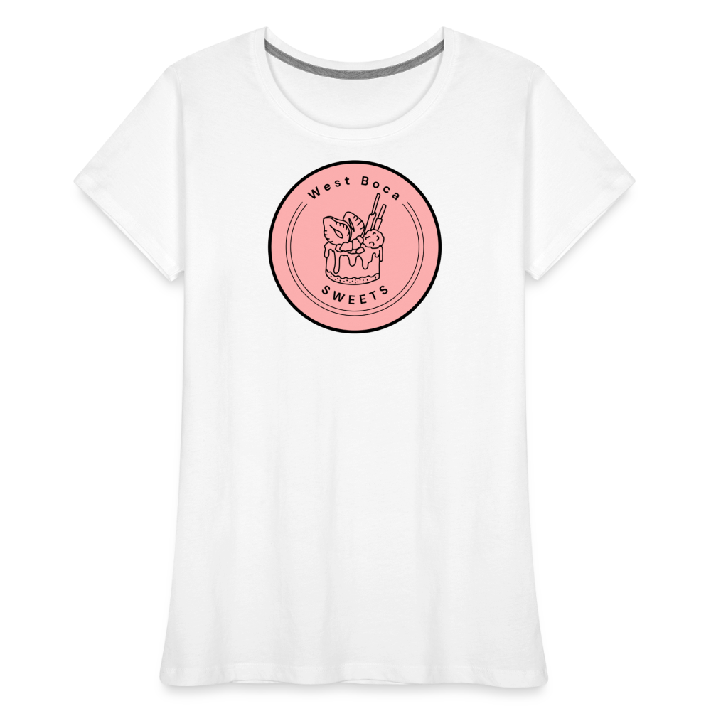 CUSTOM WBS: Women’s Premium Organic T-Shirt - white