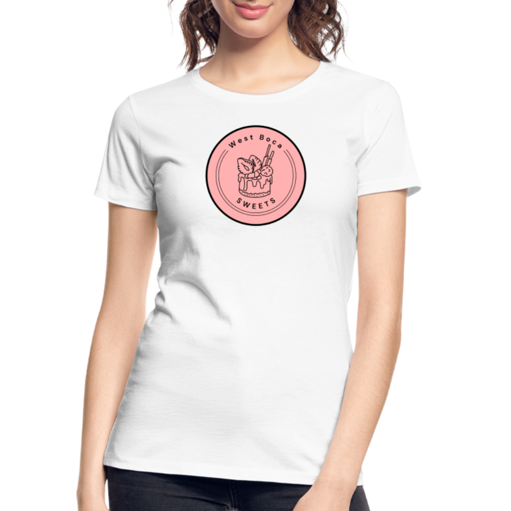 CUSTOM WBS: Women’s Premium Organic T-Shirt - white