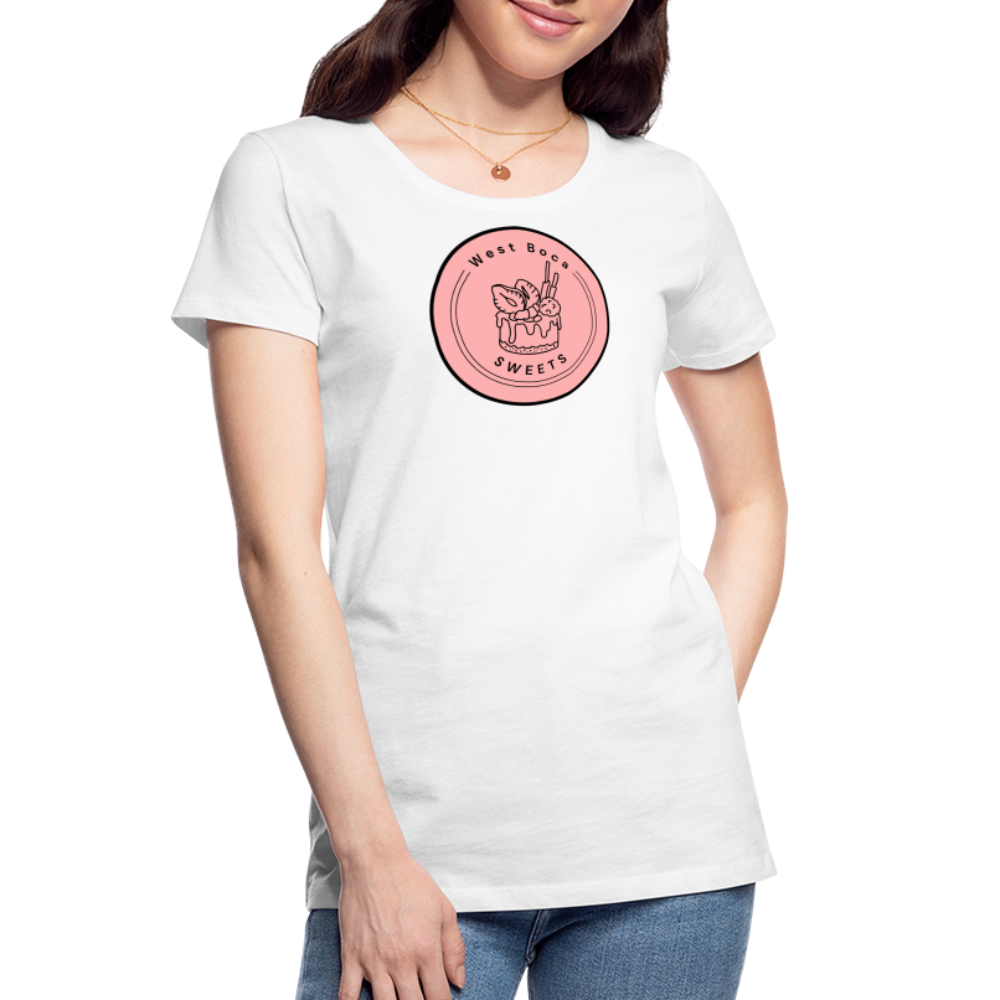 CUSTOM WBS: Women’s Premium Organic T-Shirt - white