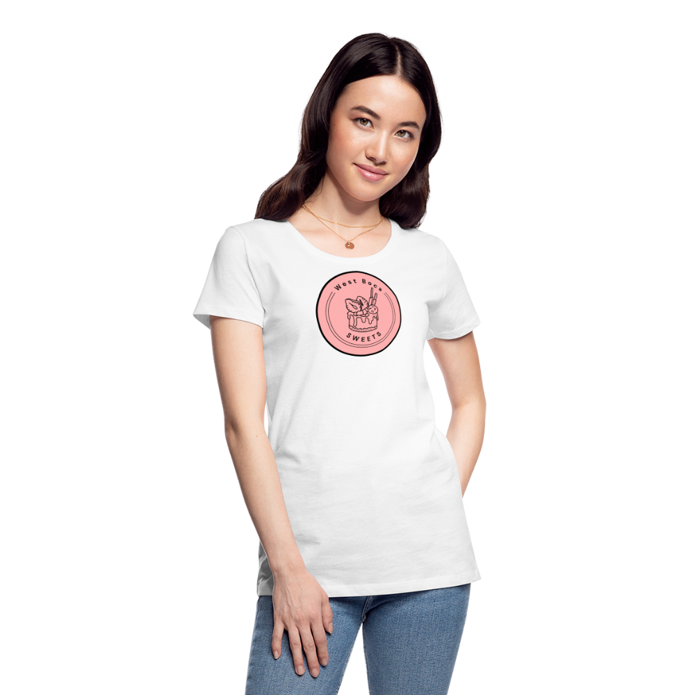 CUSTOM WBS: Women’s Premium Organic T-Shirt - white
