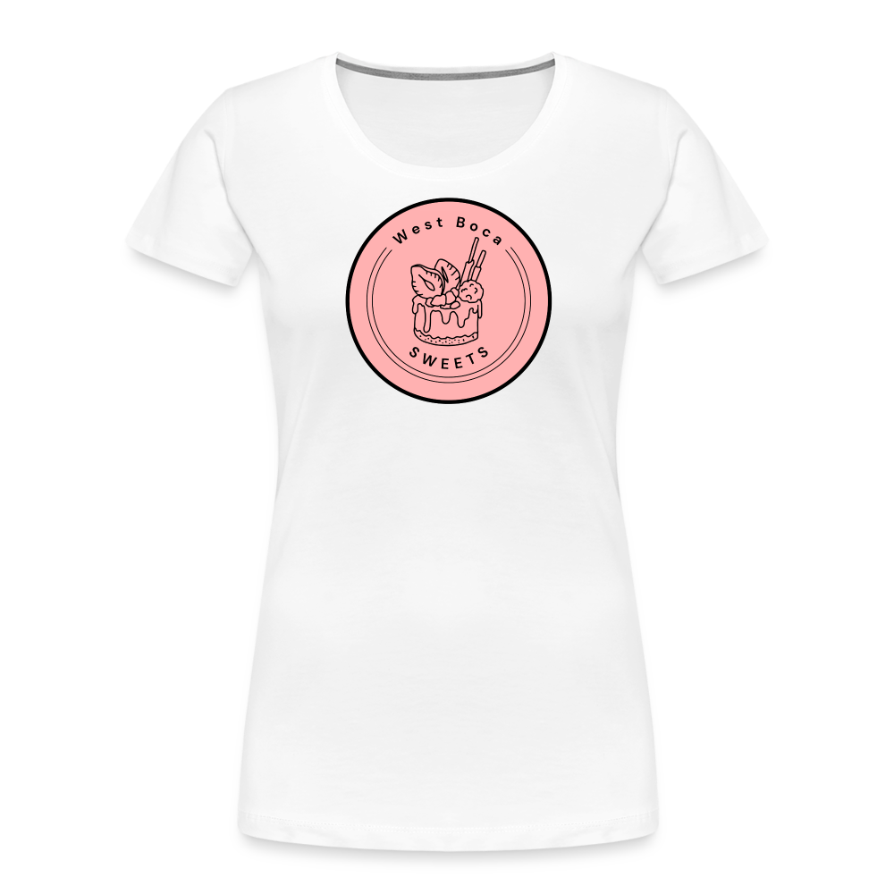 CUSTOM WBS: Women’s Premium Organic T-Shirt - white