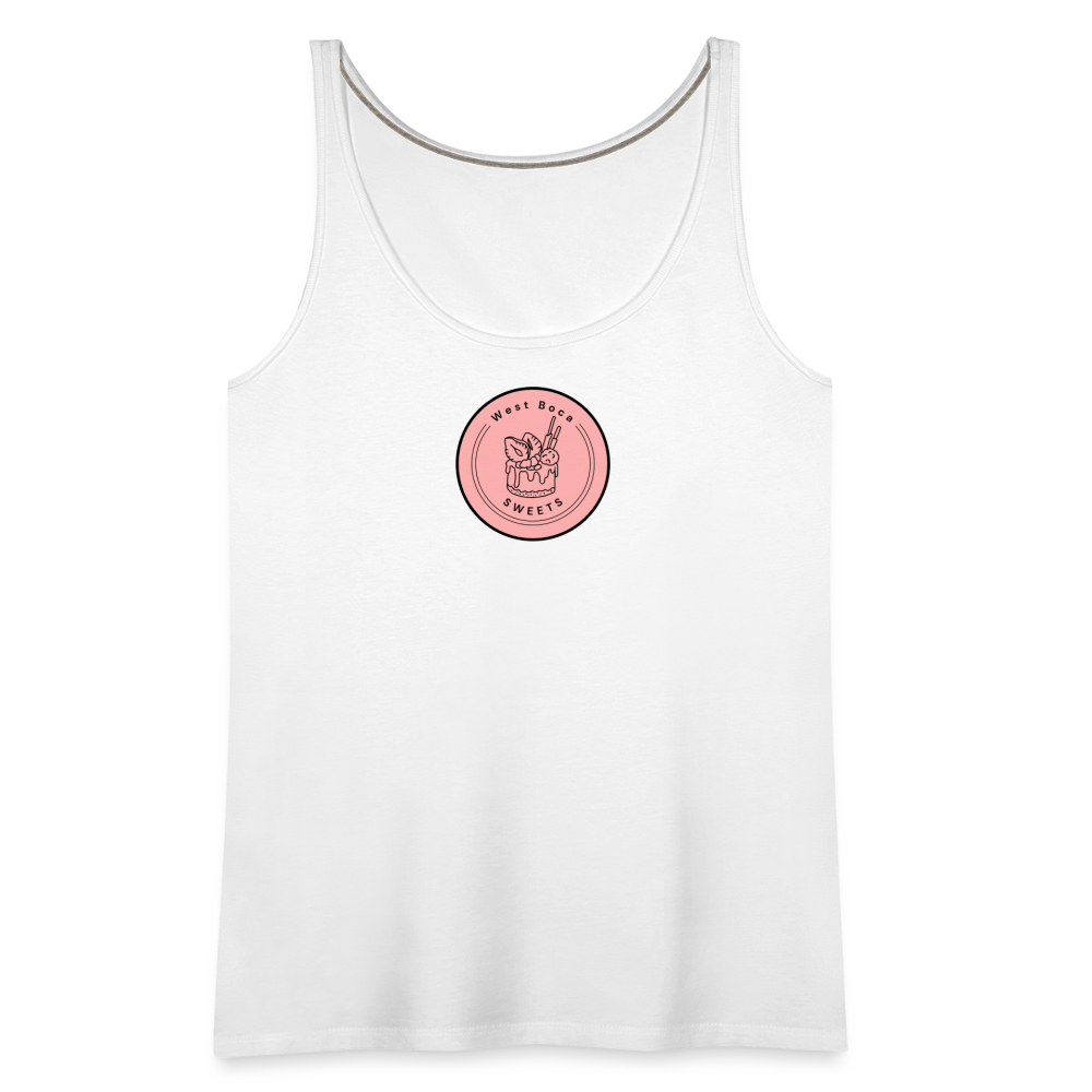 CUSTOM WBS: Women’s Premium Tank Top - white
