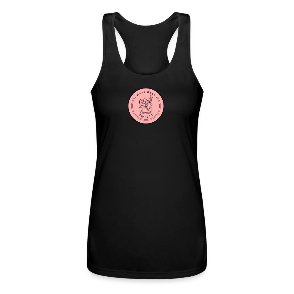 CUSTOM WBS: Women’s Performance Racerback Tank Top - black