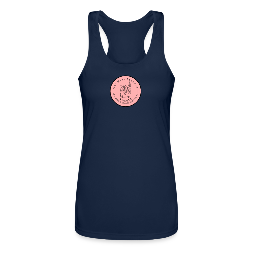 CUSTOM WBS: Women’s Performance Racerback Tank Top - navy
