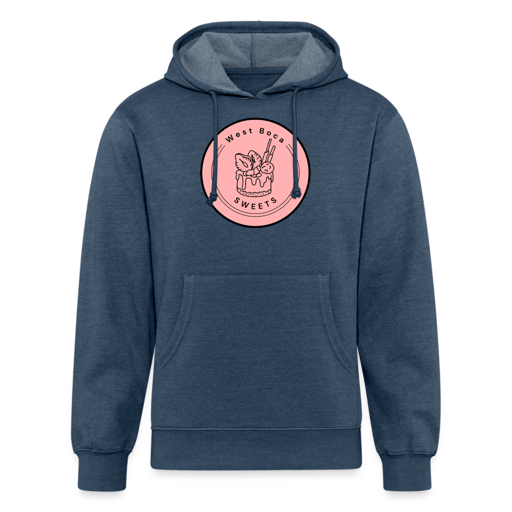 CUSTOM WBS: Unisex Organic Hoodie - heather navy