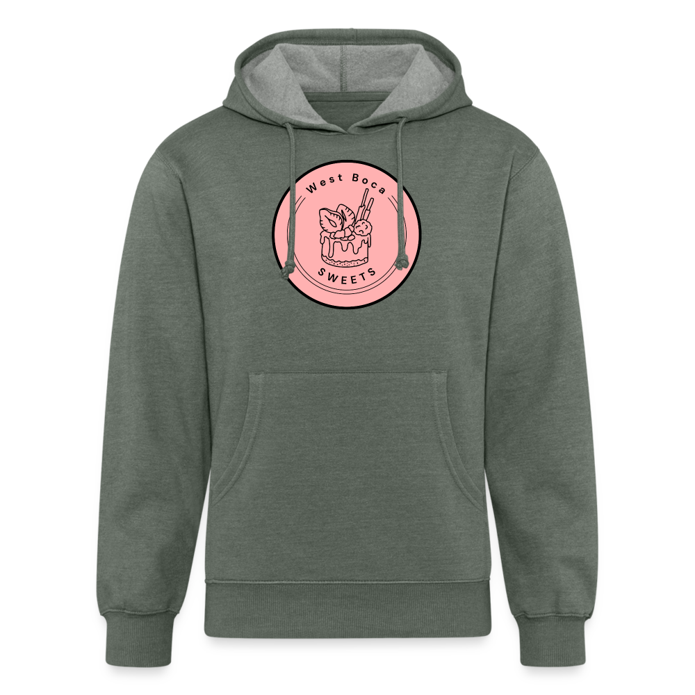 CUSTOM WBS: Unisex Organic Hoodie - heather military green