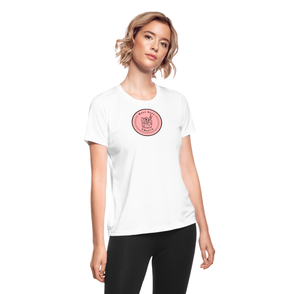 CUSTOM WBS: Women's Moisture Wicking Performance T-Shirt - white