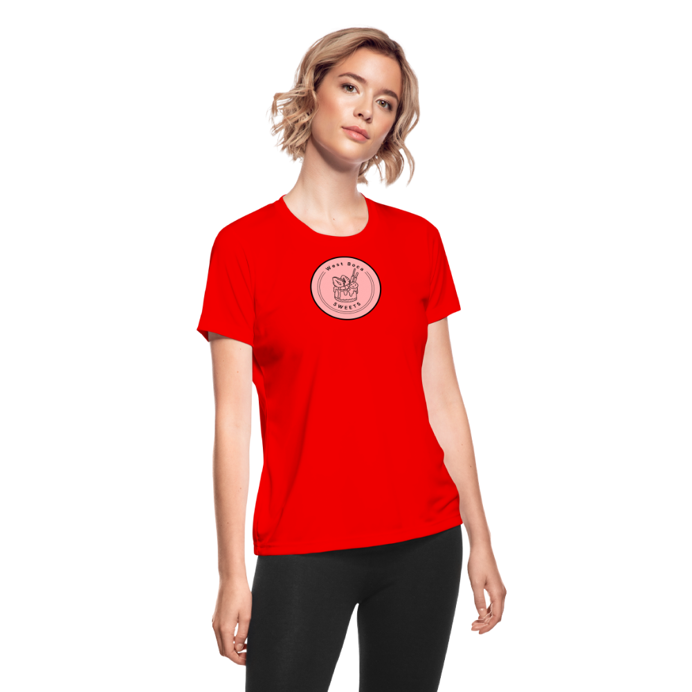 CUSTOM WBS: Women's Moisture Wicking Performance T-Shirt - red