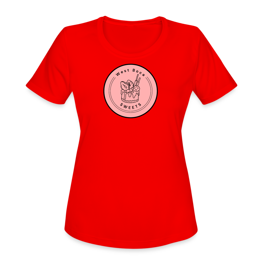 CUSTOM WBS: Women's Moisture Wicking Performance T-Shirt - red