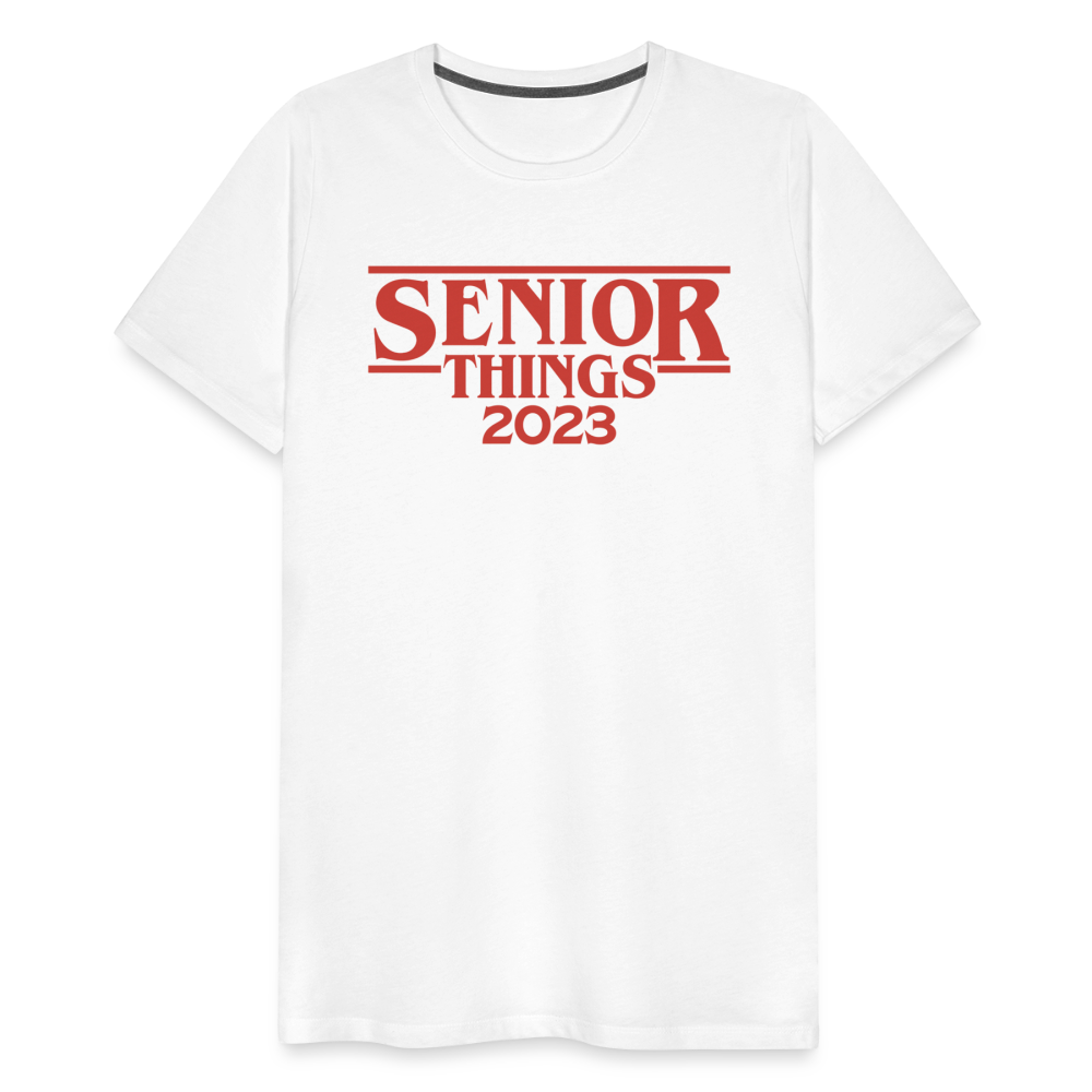 SENIOR Things: Men's Premium T-Shirt - white