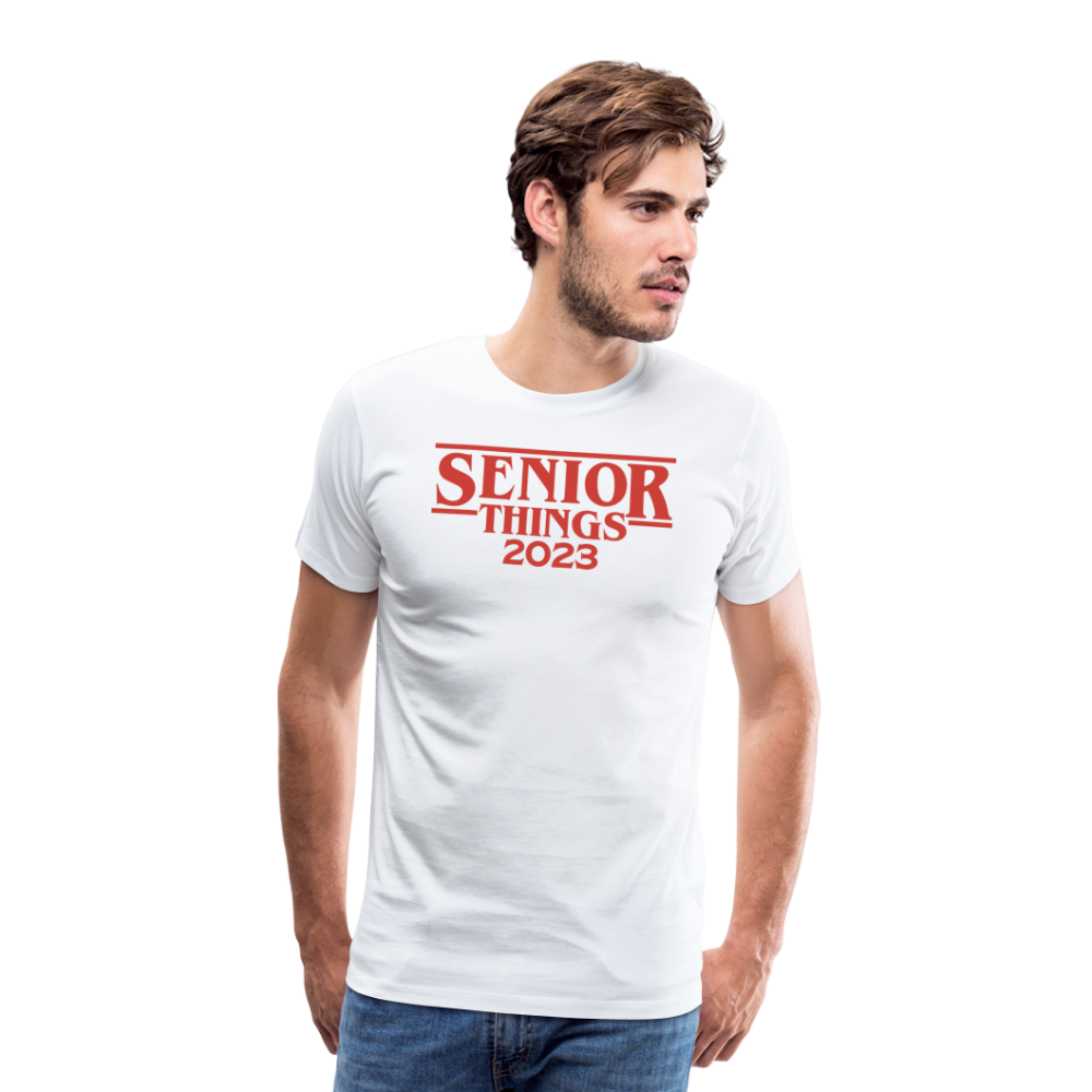 SENIOR Things: Men's Premium T-Shirt - white