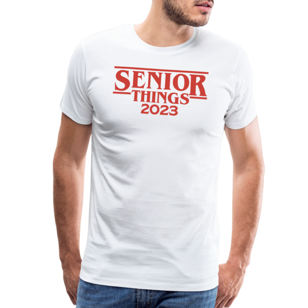 SENIOR Things: Men's Premium T-Shirt - white