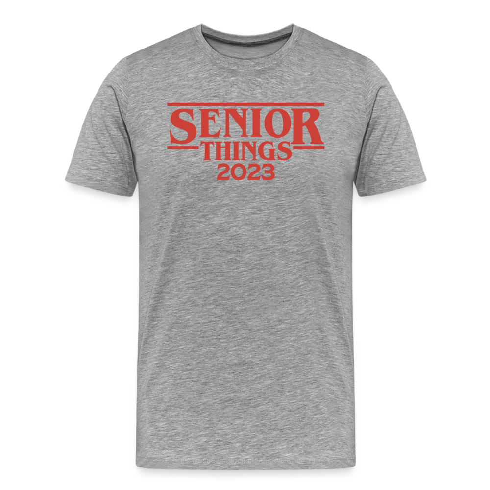 SENIOR Things: Men's Premium T-Shirt - heather gray